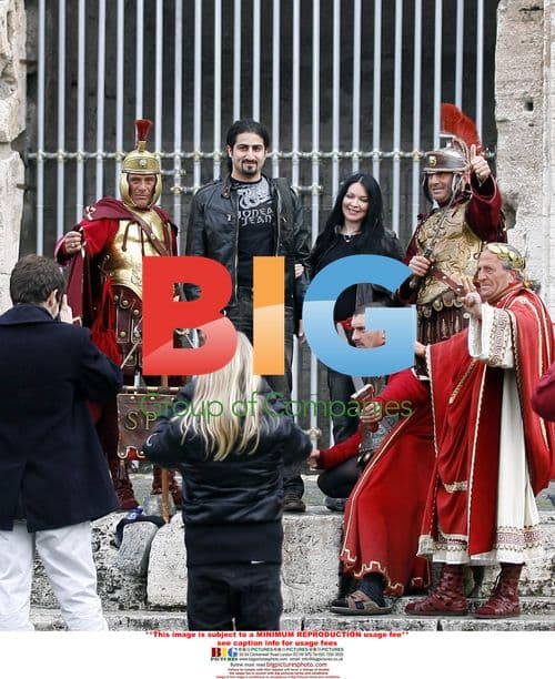 Omar Bin Laden with U.K. wife in Rome