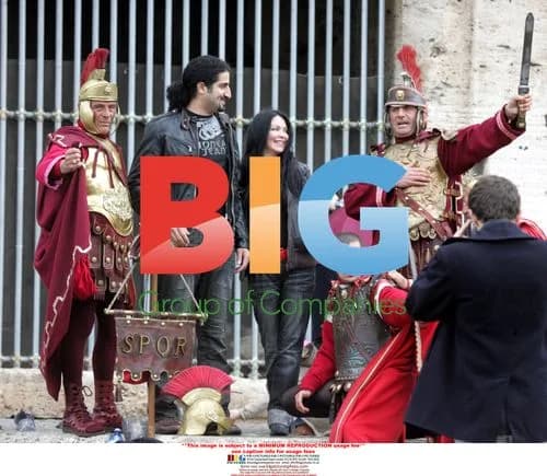 Omar bin Laden and wife Zaina visit Rome attractions