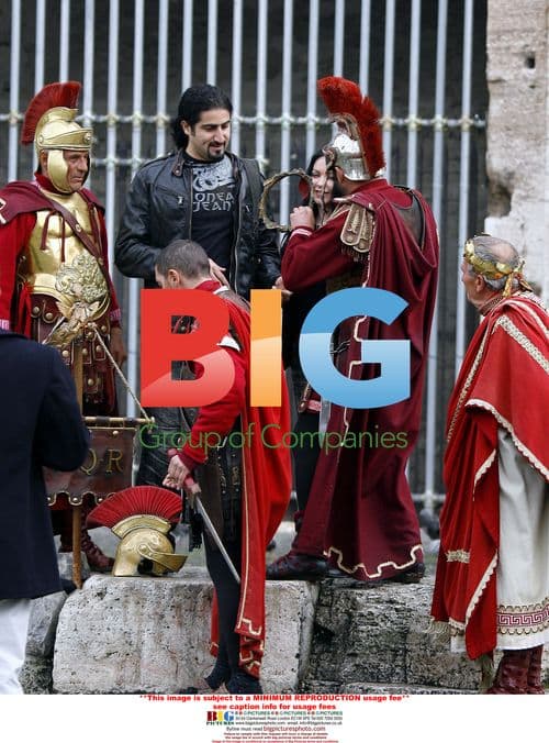 Omar bin Laden and wife Zaina on Rome holiday