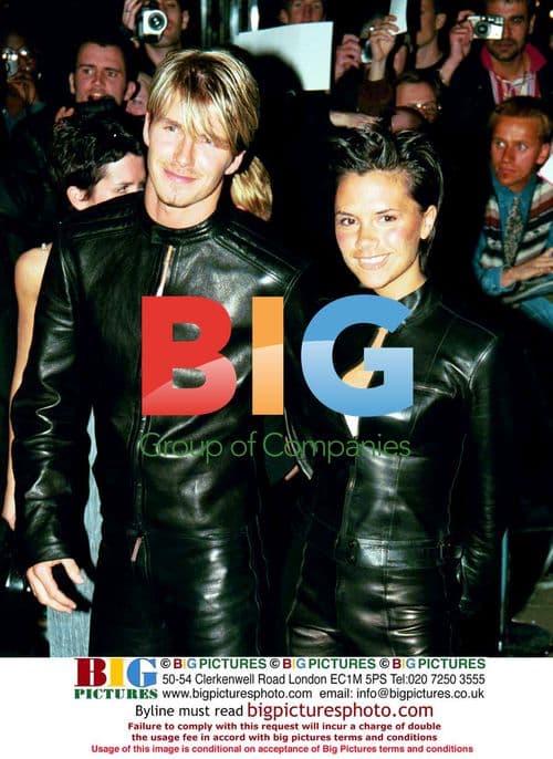 Beckham and Posh at Versace Event