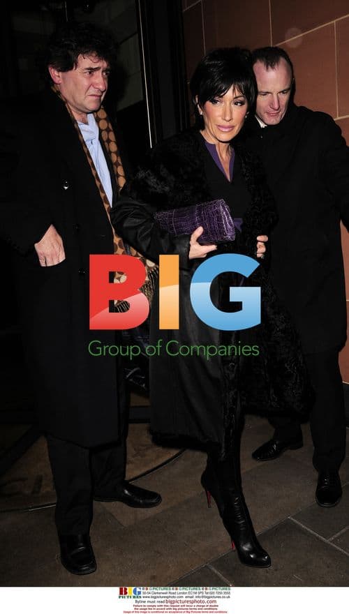 Nancy Dell Olio with mystery man at Cipriani