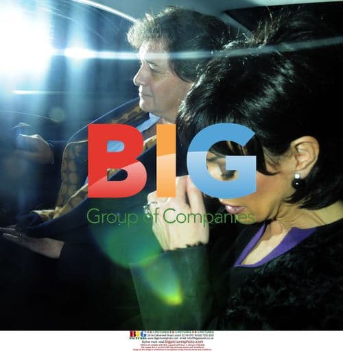 Nancy Dell'Olio with mystery man