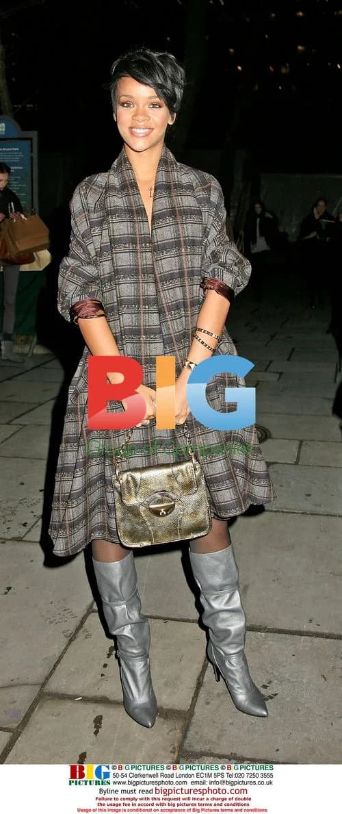 Rihanna at Mercedes-Benz Fashion Week Fall 2008