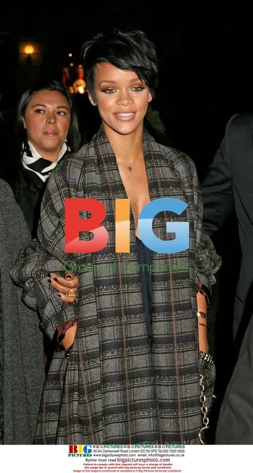 Rihanna at Fashion Week 2008