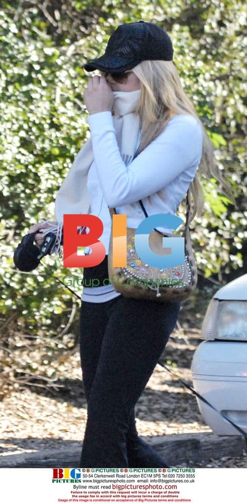 Amanda Bynes walks dog in LA