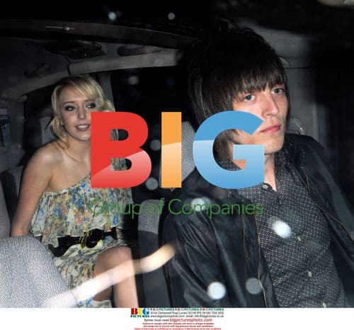 Sam and Amanda Marchant leaving nightclub