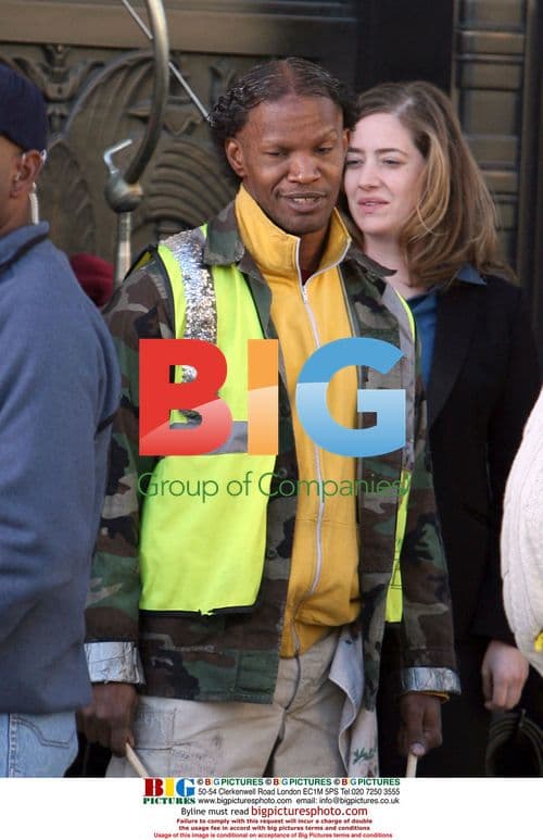 Robert Downey Jr. and Jamie Foxx film 'The Soloist'