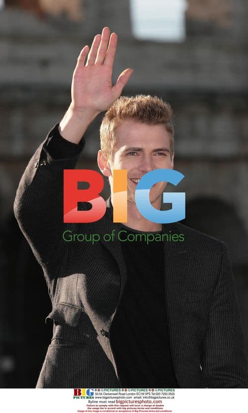 Hayden Christensen and Jamie Bell at Jumper photocall