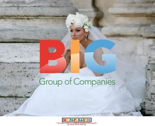 Nancy Dell'Olio Photographed in Wedding Dresses