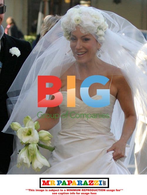 Nancy Dell'Olio Poses for Magazine Photoshoot in Rome