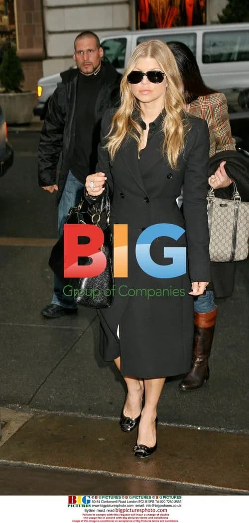 Fergie Arrives at Fashion Week 2008