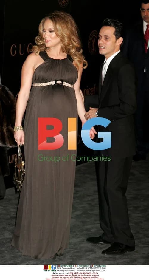 MARC ANTHONY and JENNIFER LOPEZ at Gucci and Madonna Fundraiser