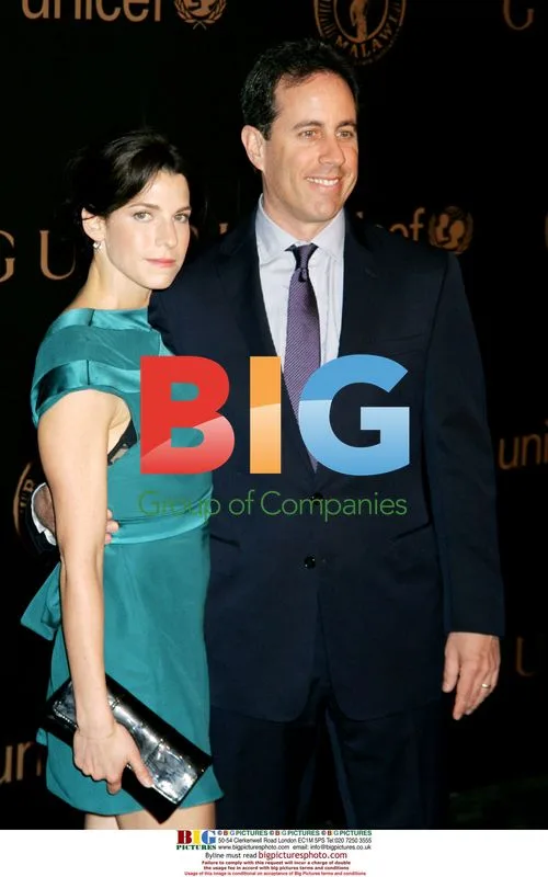 JESSICA SEINFELD and JERRY SEINFELD at Gucci and Madonna fundraiser