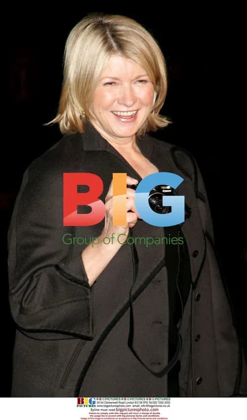 MARTHA STEWART at Gucci & Madonna Fundraiser