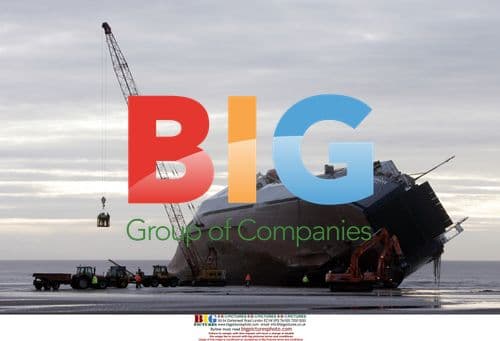 Grounded cargo ship Riverdance on Blackpool beach