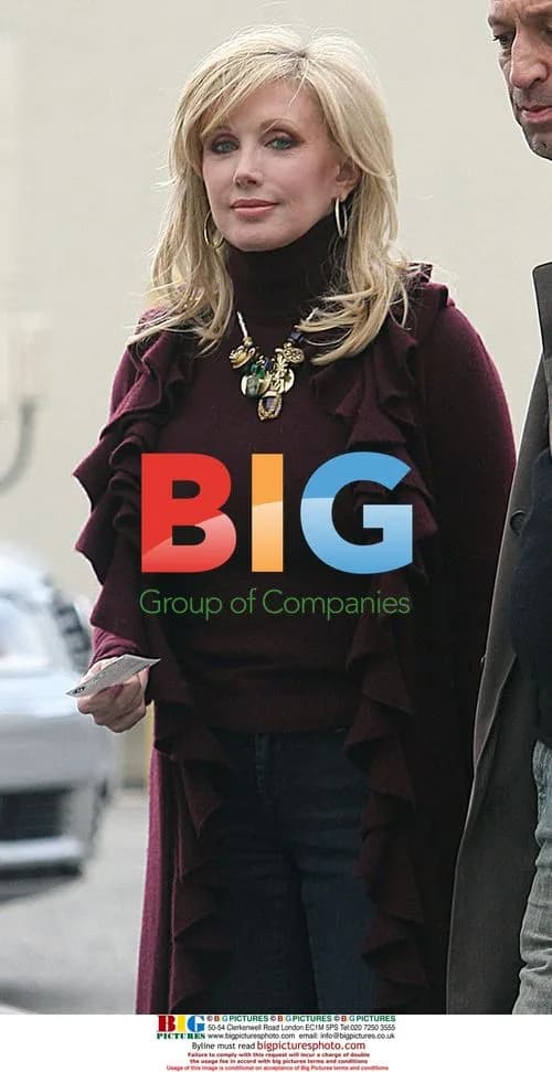 Morgan Fairchild and boyfriend stroll in Beverly Hills