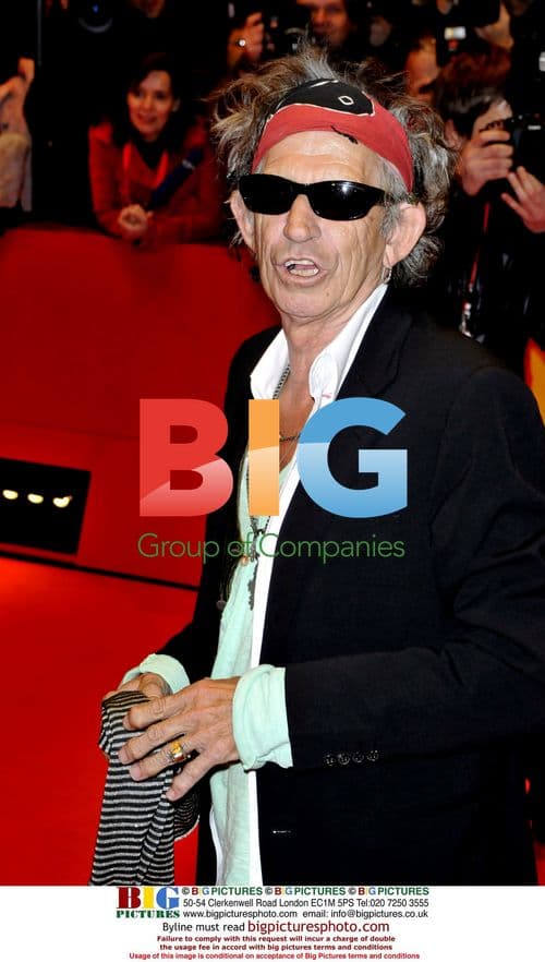 Keith Richards at Berlinale 2008