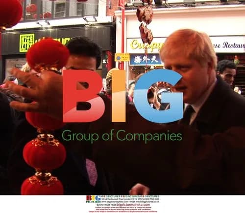 Tory MP Boris Johnson campaigns in China Town