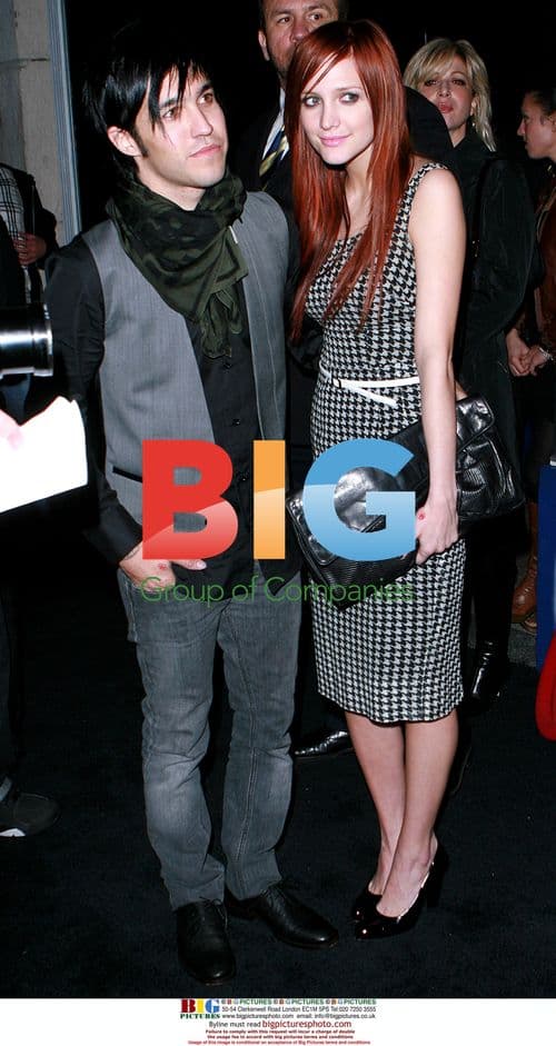 Pete Wentz and Ashlee Simpson at FUSE TV Pre-Grammy Party