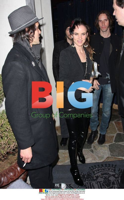 Juliette Lewis, Pink Arrive at Villa Nightclub