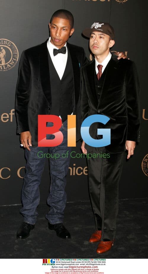 Pharrell & Nigo at Gucci Fundraiser