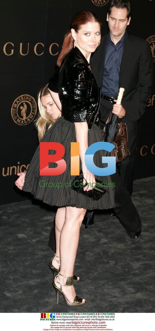 Debra Messing at Gucci and Madonna fundraiser