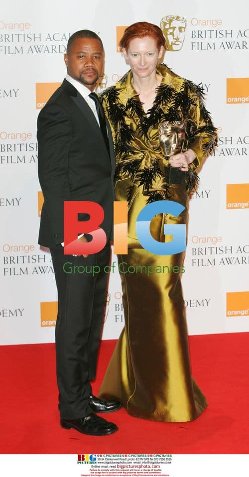 Cuba Gooding Jr and Tilda Swinton at BAFTA 2008