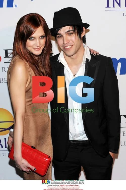Ashlee Simpson and Pete Wentz at Clive Davis Pre-Grammy Party