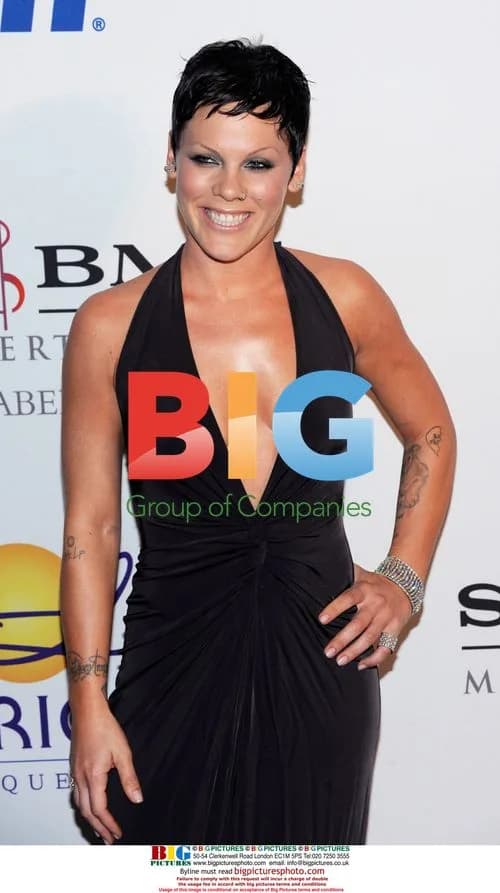 Singer Pink at Clive Davis pre-Grammy party