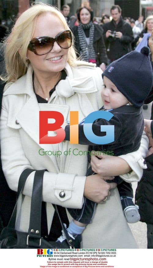 Spice Girl Emma Bunton and Beau in NYC