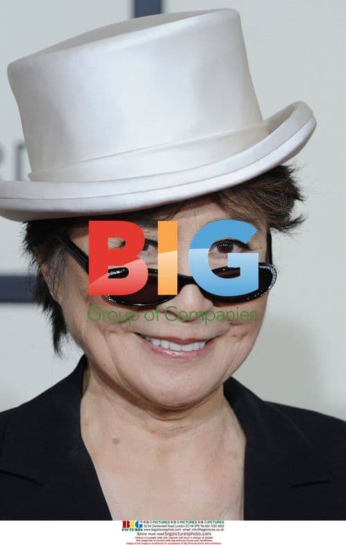 Yoko Ono at the 50th Annual Grammy Awards