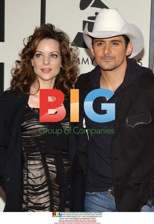 Kimberly Williams and Brad Paisley at the 50th Annual Grammys