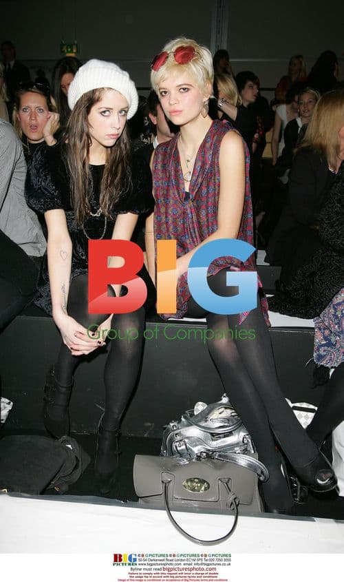 Peaches and Pixie Geldof at PPQ Fashion Show