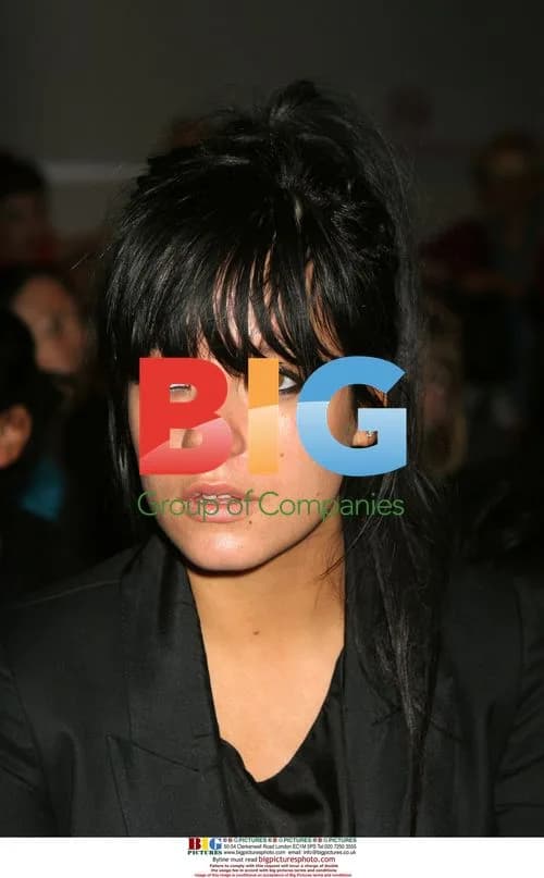 Lily Allen at London Fashion Week PPQ Show