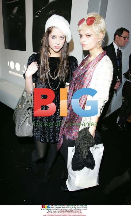 Peaches and Pixie Geldof at PPQ LFW Show