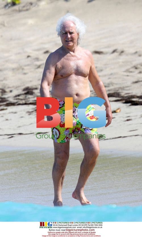 Luciano Benetton Enjoys Caribbean Sun