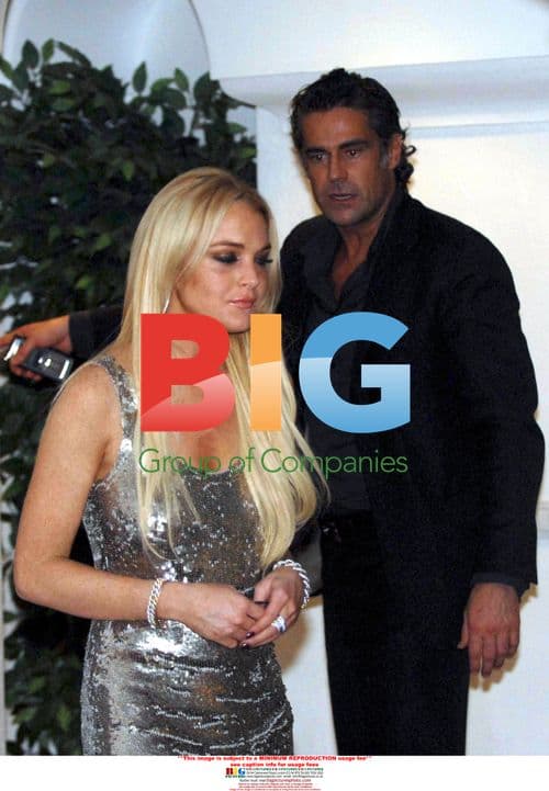 Busy night for Lindsay Lohan in Italy