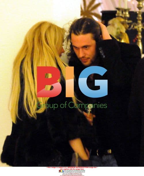 Lindsay Lohan and Dario Faiella in Capri