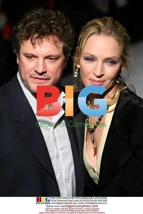 Uma Thurman and Colin Firth at Accidental Husband premiere