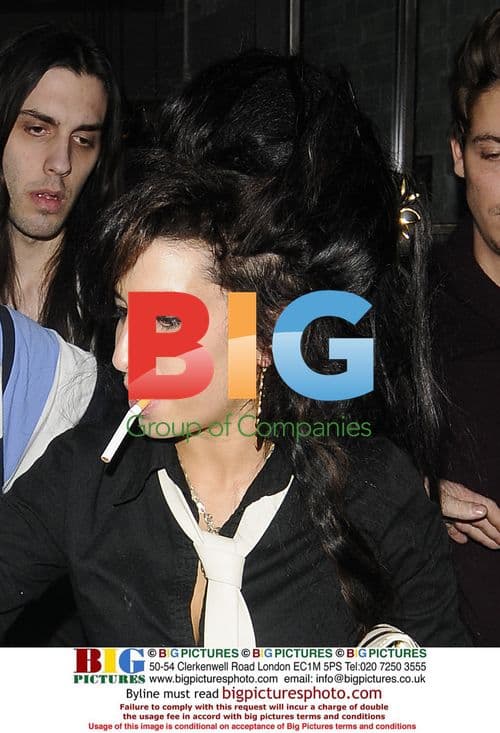 Amy Winehouse Leaves Shoreditch House