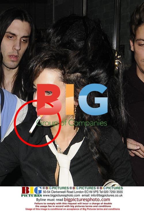 Amy Winehouse Spotted After Leaving Shoreditch House
