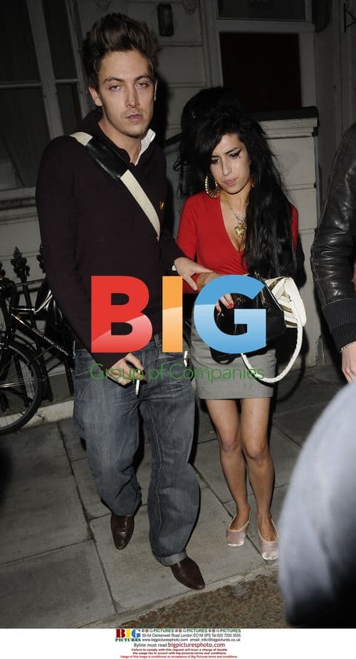 Amy Winehouse and Blake Wood in London