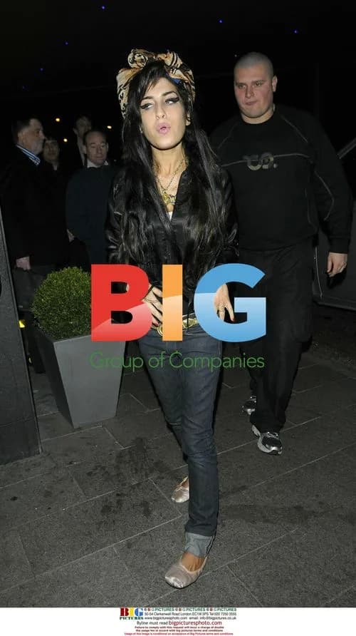 Amy Winehouse out in Soho