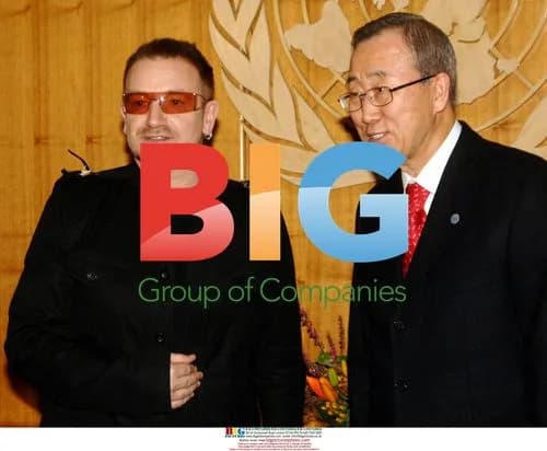 Bono Meets UN Secretary General