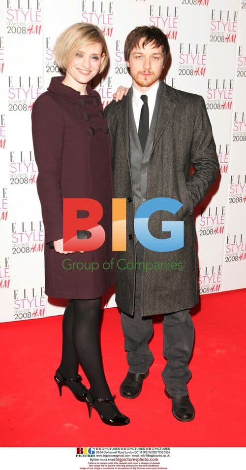 Anne Marie Duff and James McAvoy at Elle Style Awards 2008