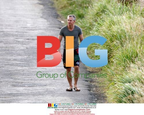 Gary Lineker Walks Alone in Caribbean