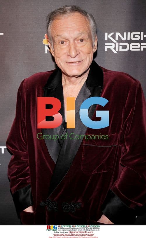 Hugh Hefner at Knight Rider Cast Party