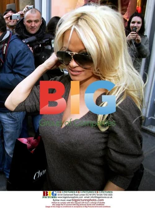 Pamela Anderson in Paris