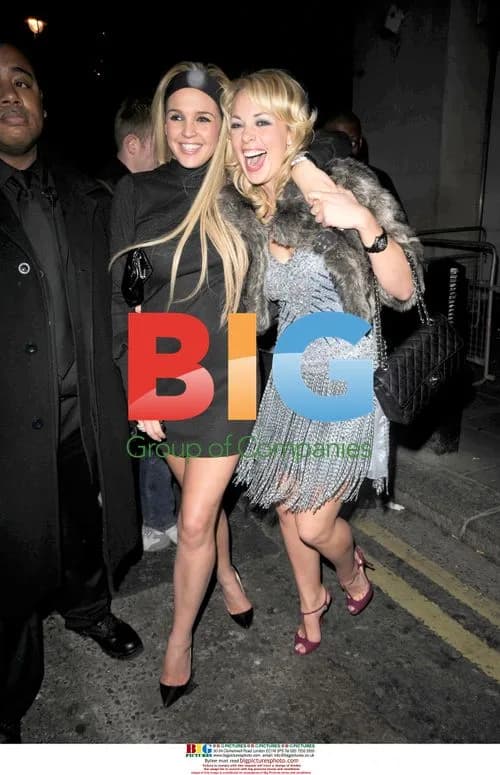 Danielle Lloyd leaving Rambo 4 afterparty