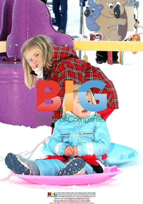 Dutch Royal Family Skiing in Lech, Austria